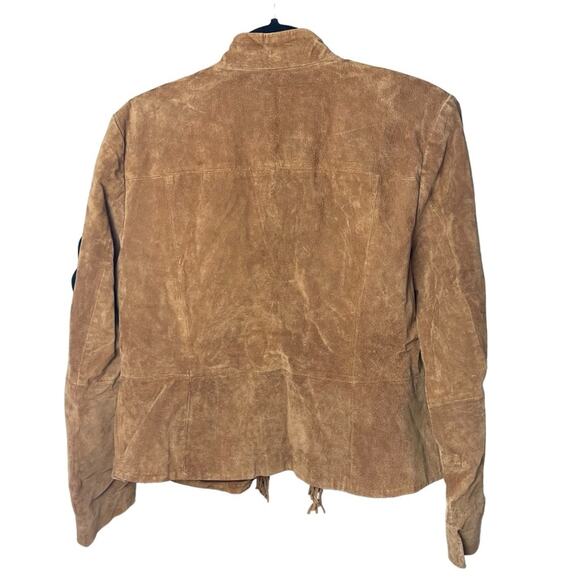 Pamela McCoy Western Fringed Suede Jacket, Copper, Cowboy Carter, Festival, L - Picture 8 of 12